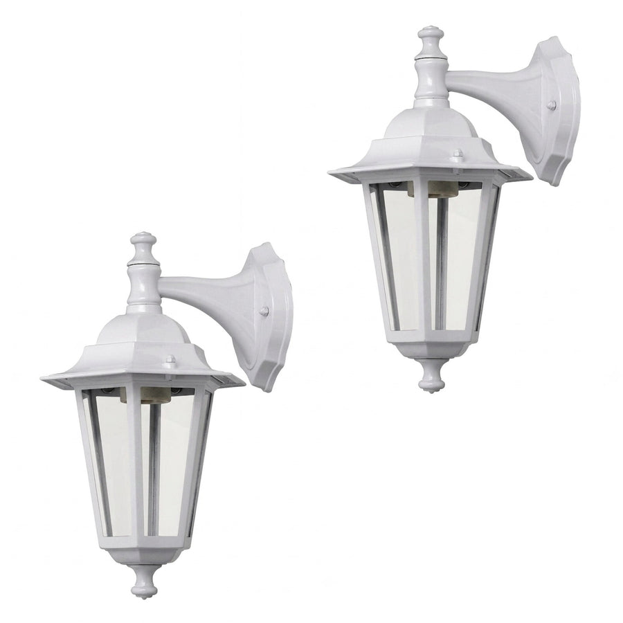 Lámpara de exterior Velence Rabalux 8201 blanca, casquillo E27, máx. 60 W, estilo clásico, 2 unidades
