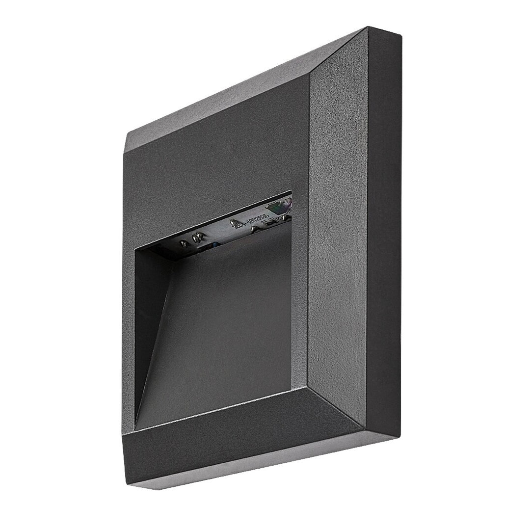 Lámpara Rabalux, de pared, para exterior, LED 4 W, antracita, Trento, 2 unidades