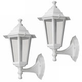 Aplique Rabalux, para exterior, IP43, E27, máx. 60 W, blanco, Velence, 2 unidades
