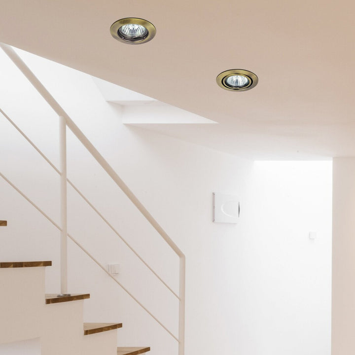 Luminaria empotrada Rabalux, IP20, marrón, GU5.3, 12 V, Spot Relight, 2 unidades