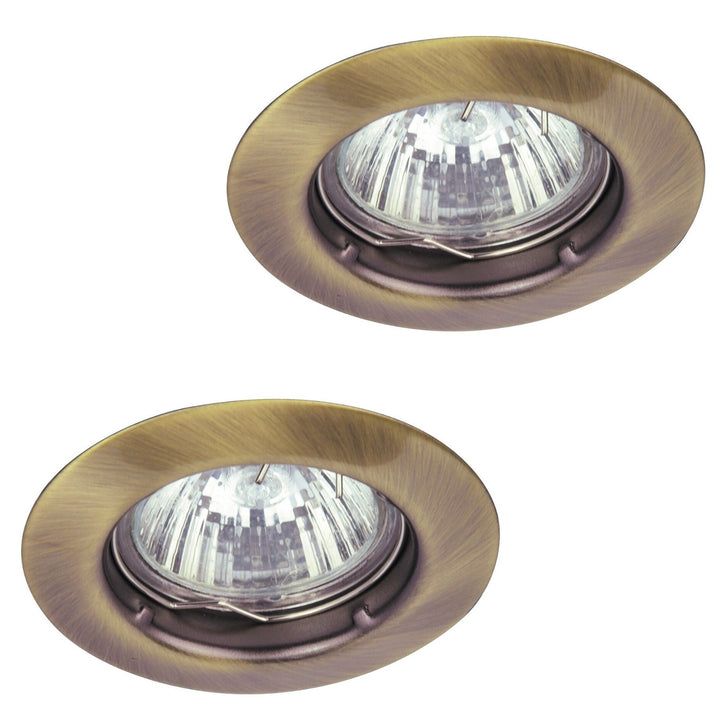 Luminaria empotrada Rabalux, IP20, marrón, GU5.3, 12 V, Spot Relight, 2 unidades