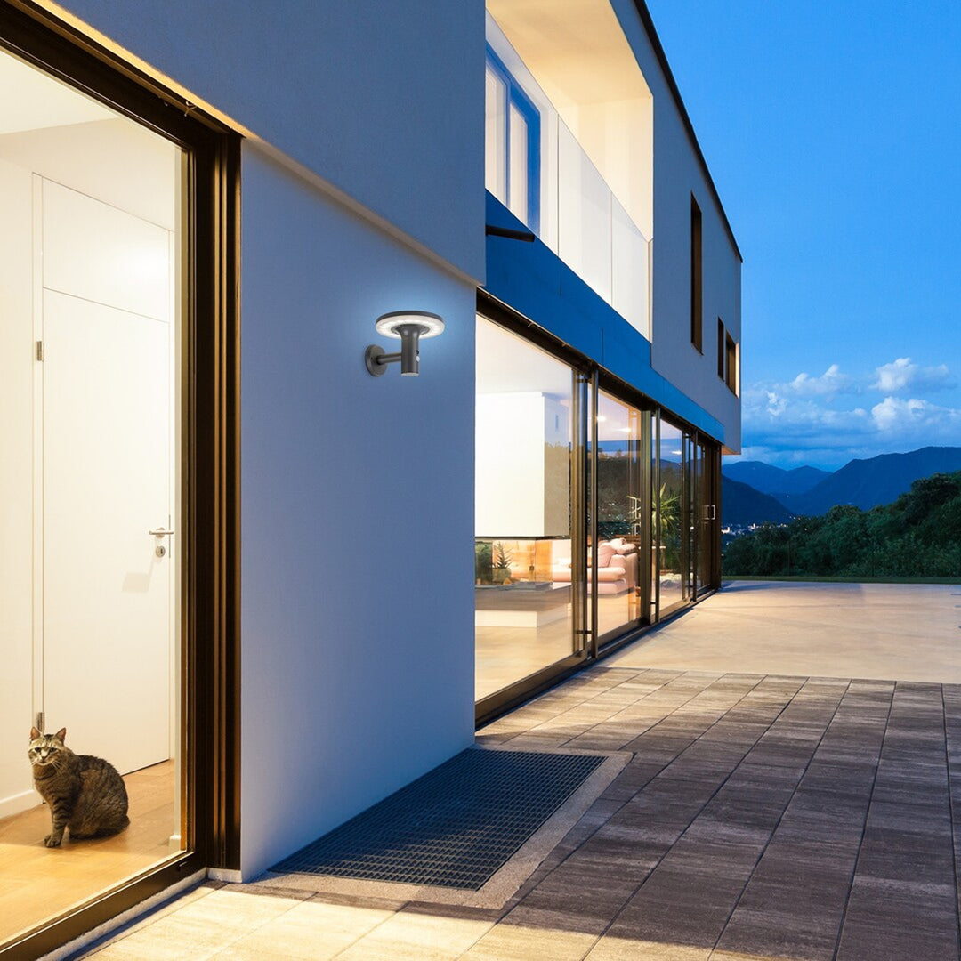 Lámpara Rabalux, de pared, para exterior, IP44, 10 W, Alaska, 2 unidades