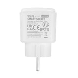 Toma de corriente WiFi GreenBlue con control remoto, compatible con Android/iOS/Alexa/Google Home, temporizador, medidor de potencia, máx. 16 A/3840 W, GB735 W, 3 unidades