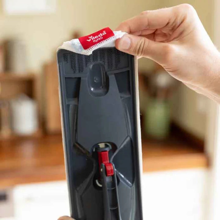 Recambio para la mopa plana Vileda H2prO, de microfibra, apto para lavadora, 175786, 3 unidades
