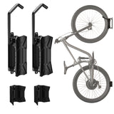 Soporte de pared para bicicletas Maclean, carga máxima de 35 kg, ángulo de inclinación ajustable, acero, MC-171, 2 unidades