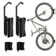 Soporte de pared para bicicletas Maclean, carga máxima de 35 kg, ángulo de inclinación ajustable, acero, MC-171, 2 unidades