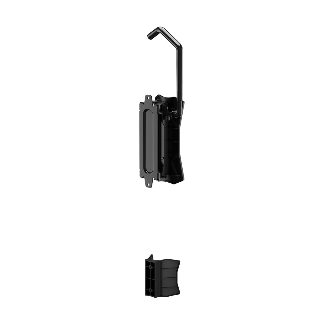 Soporte de pared para bicicletas Maclean, carga máxima de 35 kg, ángulo de inclinación ajustable, acero, MC-171, 3 unidades