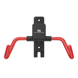 Soporte de bicicleta / colgador de pared Maclean, horizontal, acero, carga máxima de 30 kg, ángulo ajustable, MC-172, 3 unidades