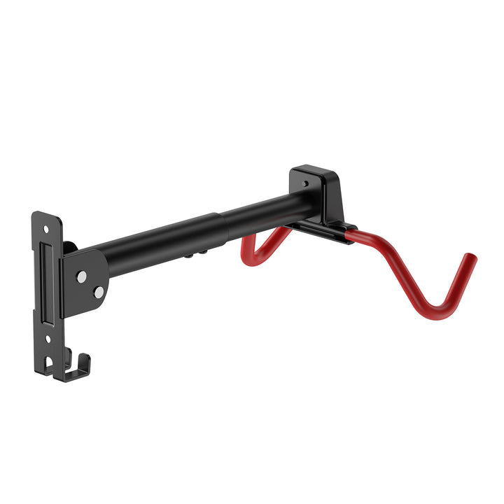Soporte/colgador de pared para bicicletas Maclean, horizontal, acero, carga máxima de 30 kg, ángulo ajustable, MC-172, 4 unidades