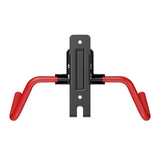 Soporte/colgador de pared para bicicletas Maclean, horizontal, acero, carga máxima de 30 kg, ángulo ajustable, MC-172, 4 unidades