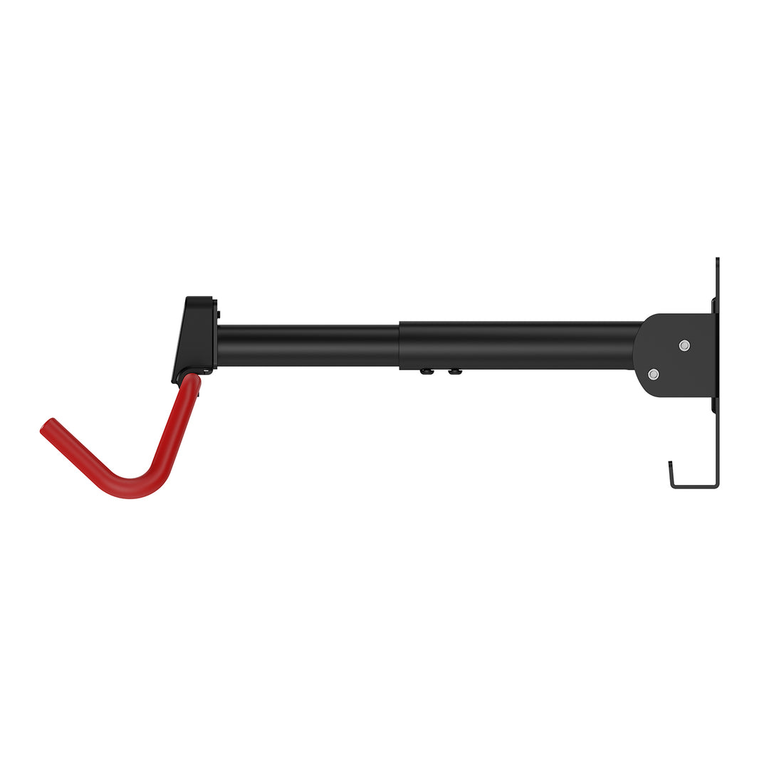Soporte/colgador de pared para bicicletas Maclean, horizontal, acero, carga máxima de 30 kg, ángulo ajustable, MC-172, 4 unidades