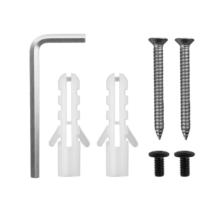 Soporte/colgador de pared para bicicletas Maclean, horizontal, acero, carga máxima de 30 kg, ángulo ajustable, MC-172, 4 unidades