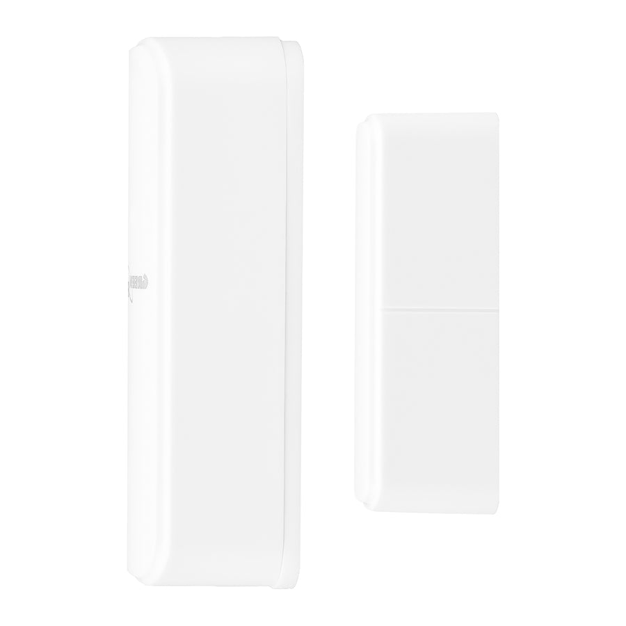 Contactor inalámbrico / sensor de apertura WiFi GreenBlue, Android/iOS, para puertas / ventanas, 3,0 V CC, LR03x2, GB479, 2 unidades + 4 pilas alcalinas AAA Varta Industrial 4003