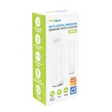 Contactor inalámbrico / sensor de apertura WiFi GreenBlue, Android/iOS, para puertas / ventanas, 3,0 V CC, LR03x2, con alarma, GB478 + 2 pilas R-03 LR03 AAA alcalinas Varta Industrial 4003