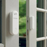 Contactor inalámbrico / sensor de apertura WiFi GreenBlue, Android/iOS, para puertas / ventanas, 3,0 V CC, LR03x2, con alarma, GB478, 2 unidades + 4 pilas alcalinas AAA Varta Industrial 4003