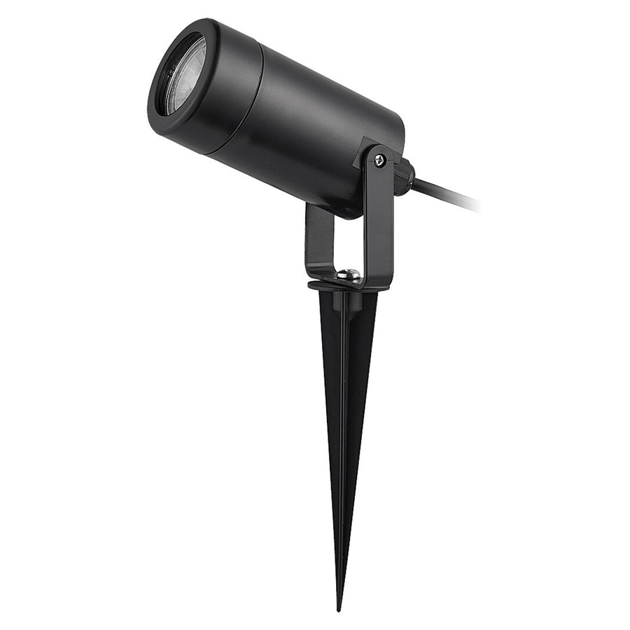 Lámpara de suelo Rabalux Krobia, IP65, color negro, casquillo GU10, máx. 4 W, 7814