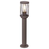 Lámpara de jardín de pie Rabalux Budapest, IP44, color marrón, casquillo E27, máx. 40 W, 8889