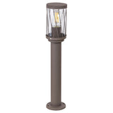 Lámpara de jardín de pie Rabalux Budapest, IP44, color marrón, casquillo E27, máx. 40 W, 8889