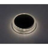 Lámpara solar Trillo LED de 0,3 W, sensor crepuscular, color transparente, IP65, K 4000, 77175
