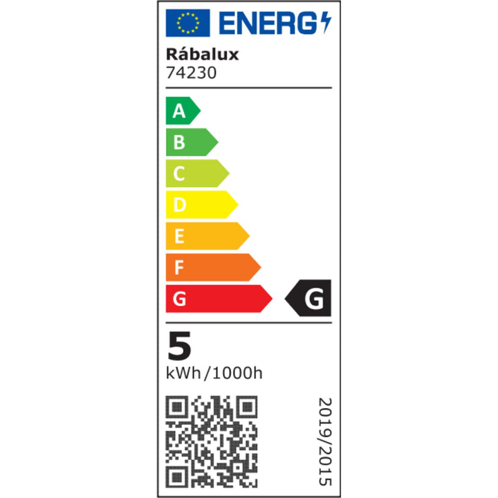 Lámpara de escritorio Rabalux Figen LED RGB 5 W, negra, IP20, 5000 K