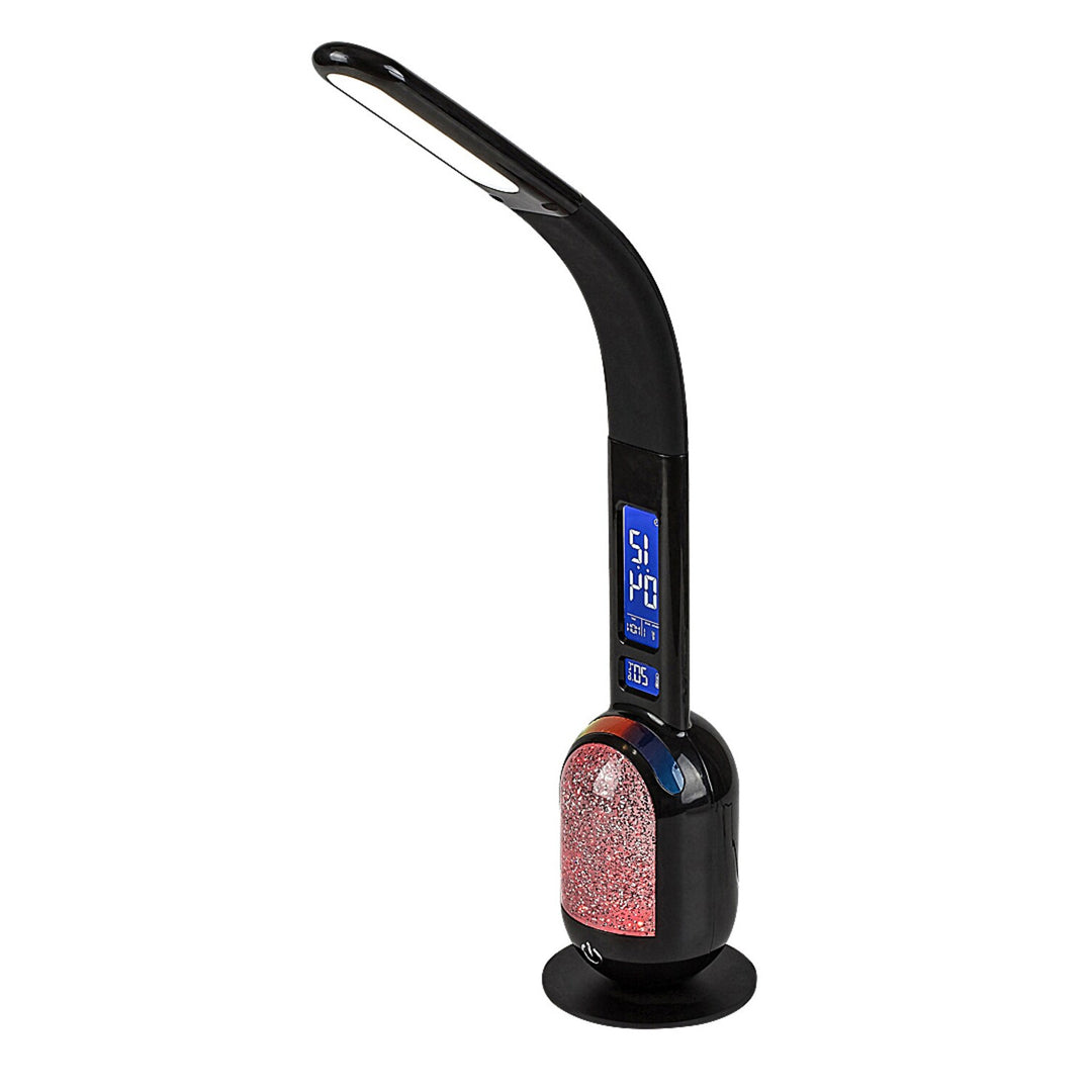 Lámpara de escritorio Rabalux Figen LED RGB 5 W, negra, IP20, 5000 K