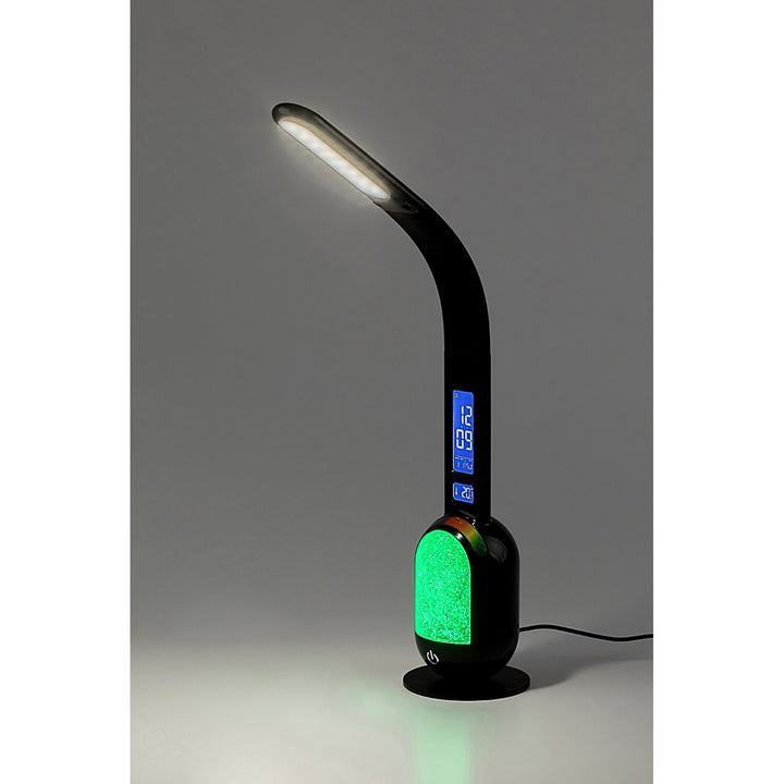 Lámpara de escritorio Rabalux Figen LED RGB 5 W, negra, IP20, 5000 K