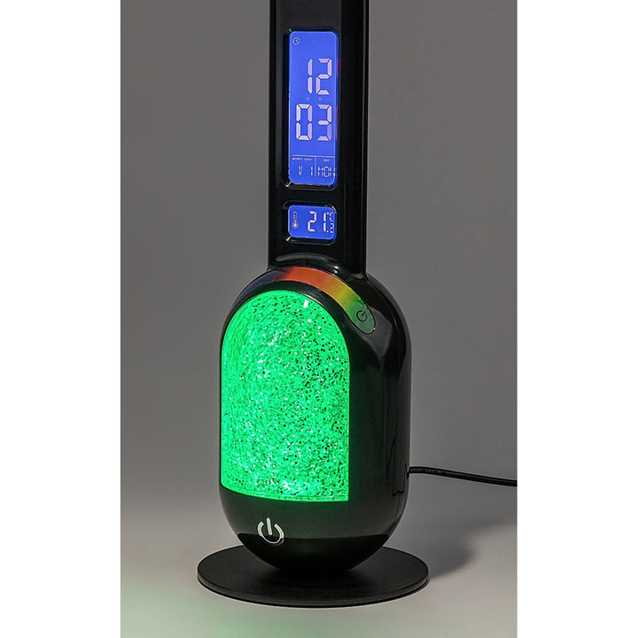 Lámpara de escritorio Rabalux Figen LED RGB 5 W, negra, IP20, 5000 K