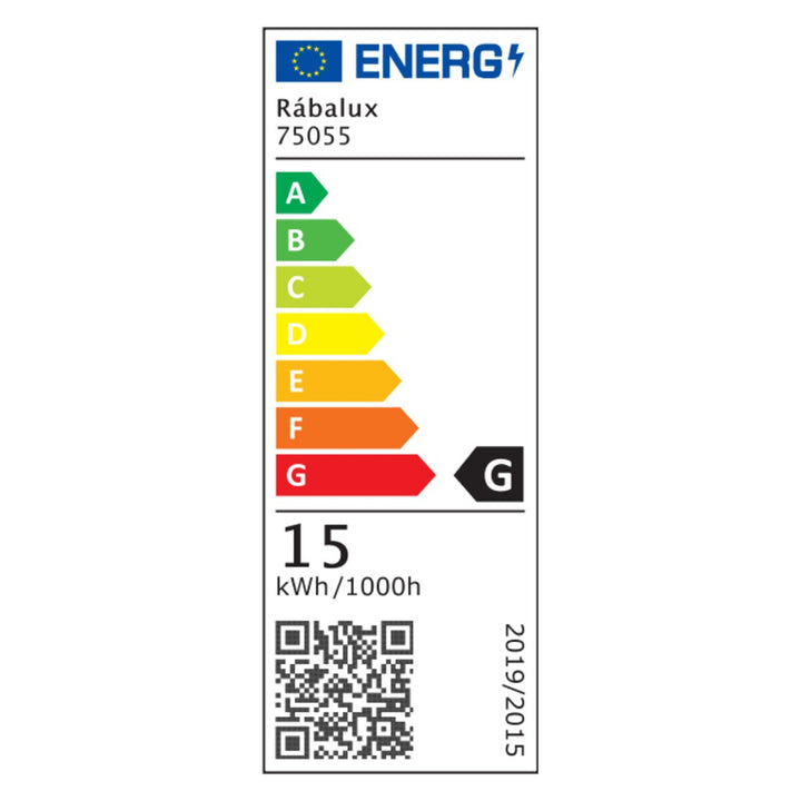 Lámpara de baño Rabalux Odran, LED 15 W, IP44, 4000 K, 75055