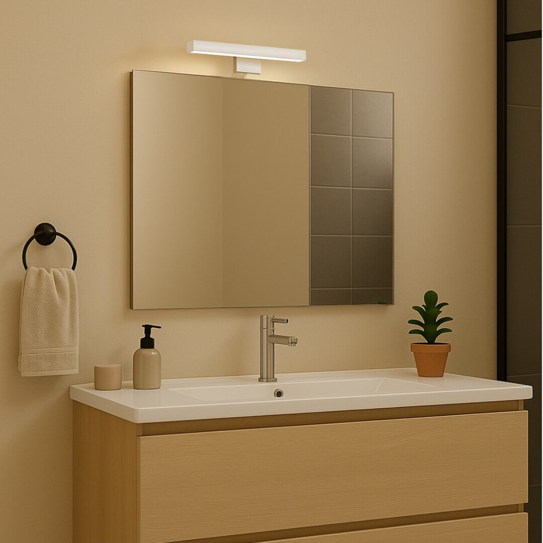 Lámpara de baño Rabalux Oliro LED 4 W, cromada, IP44, 4000 K, 75047