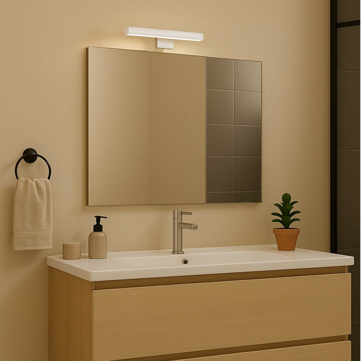 Lámpara de baño Rabalux Oliro LED 4 W, cromada, IP44, 4000 K, 75047