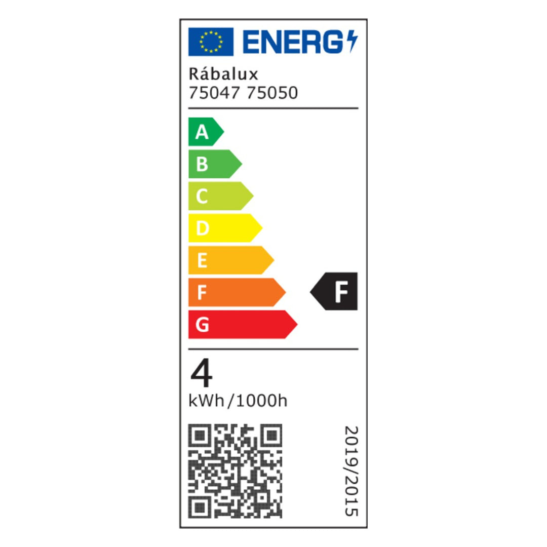 Lámpara de baño Rabalux Oliro LED 4 W, cromada, IP44, 4000 K, 75047