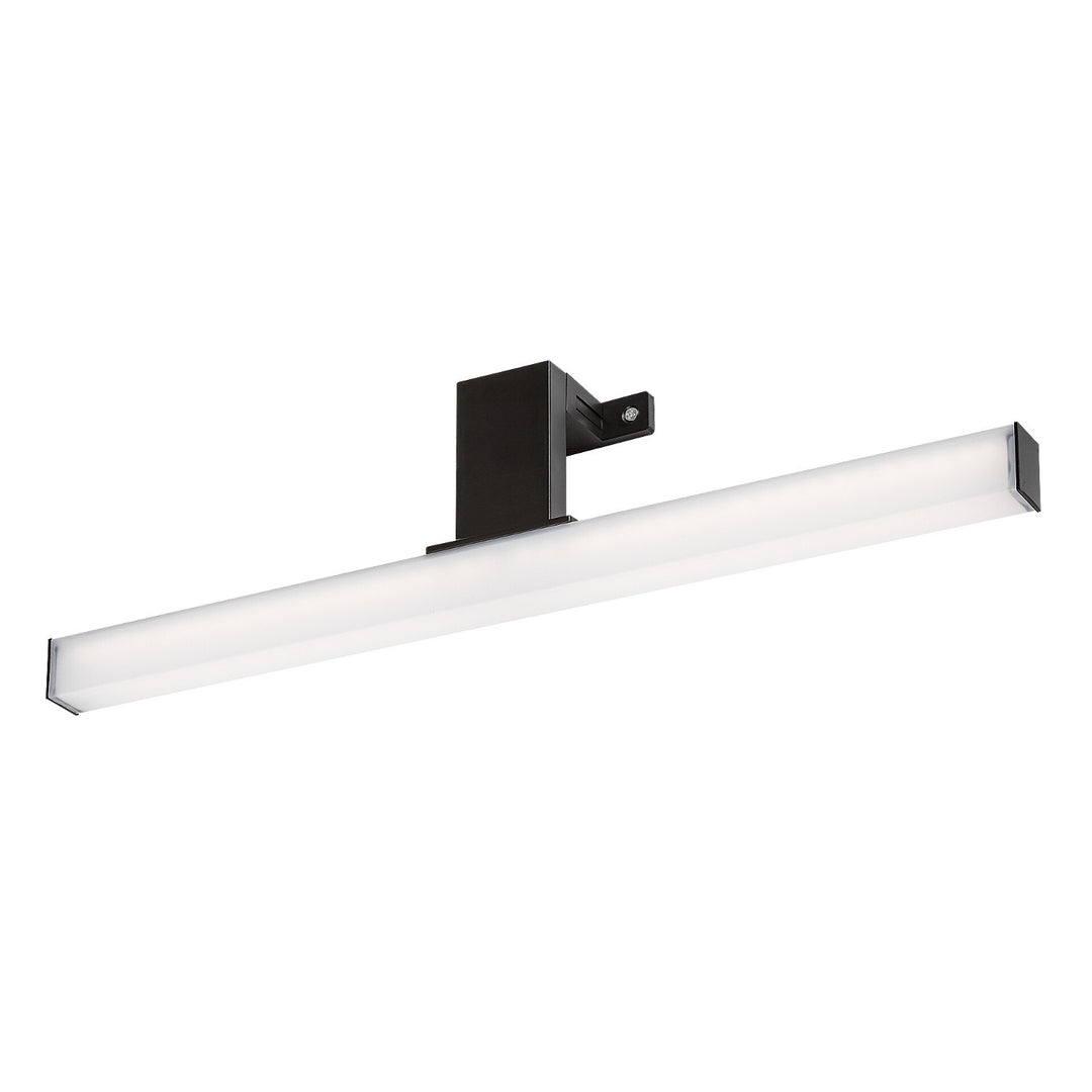 Lámpara de baño Rabalux Oliro LED 6 W, negra, IP44, 4000 K, 75051