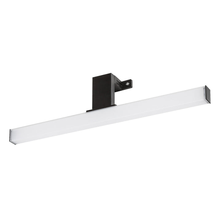 Lámpara de baño Rabalux Oliro LED 6 W, negra, IP44, 4000 K, 75051
