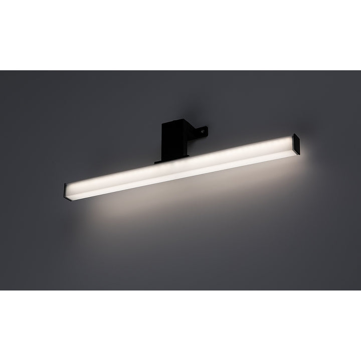 Lámpara de baño Rabalux Oliro LED 6 W, negra, IP44, 4000 K, 75051