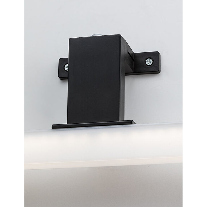 Lámpara de baño Rabalux Oliro LED 6 W, negra, IP44, 4000 K, 75051