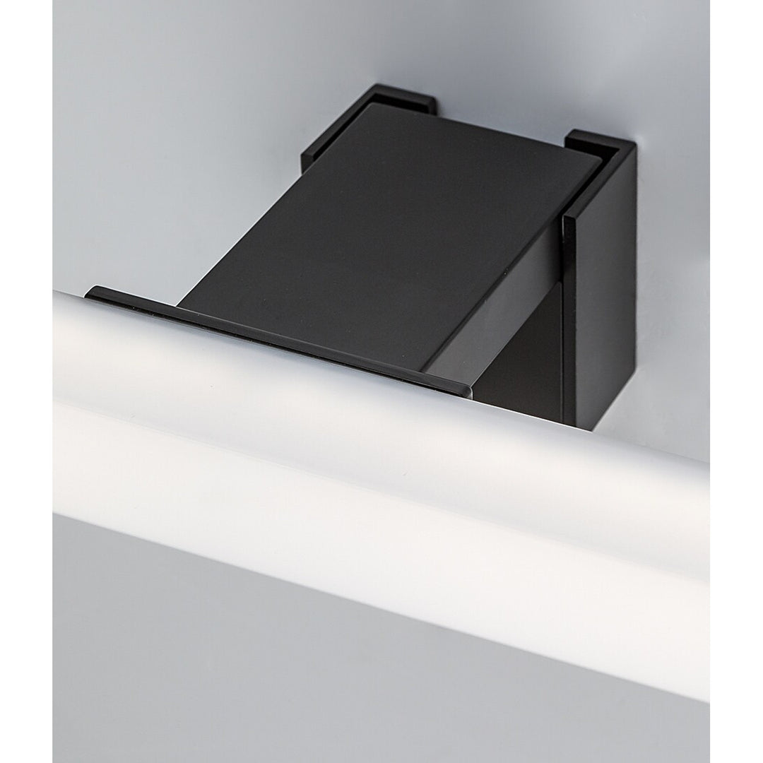Lámpara de baño Rabalux Oliro LED 6 W, negra, IP44, 4000 K, 75051