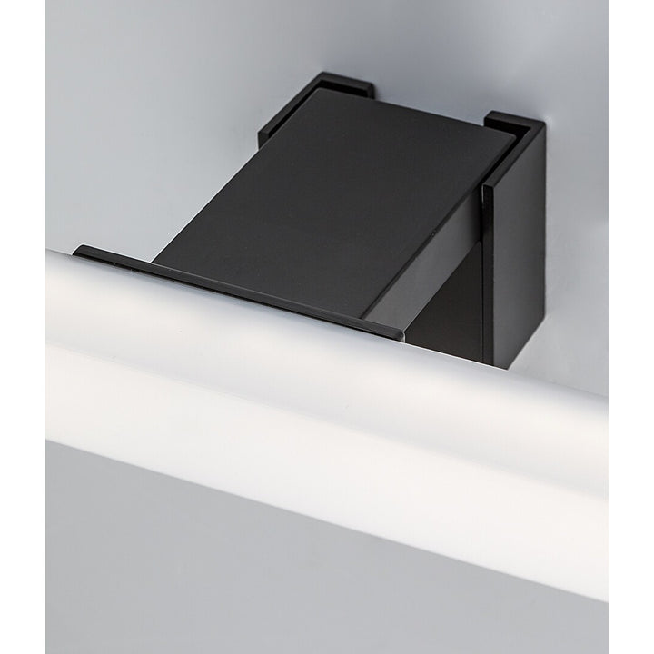 Lámpara de baño Rabalux Oliro LED 6 W, negra, IP44, 4000 K, 75051
