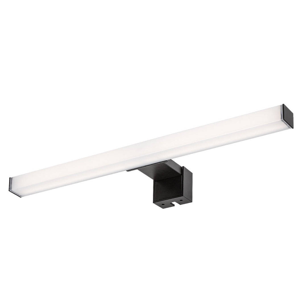 Lámpara de baño Rabalux Oliro LED 6 W, negra, IP44, 4000 K, 75051