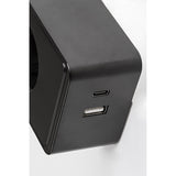 Aplique Rabalux Tivro, LED 4 W, negro, IP20, 3 opciones de temperatura de color: 3000, 4000 y 6000, 71283