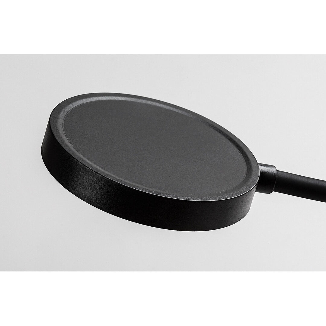 Aplique Rabalux Tivro, LED 4 W, negro, IP20, 3 opciones de temperatura de color: 3000, 4000 y 6000, 71283