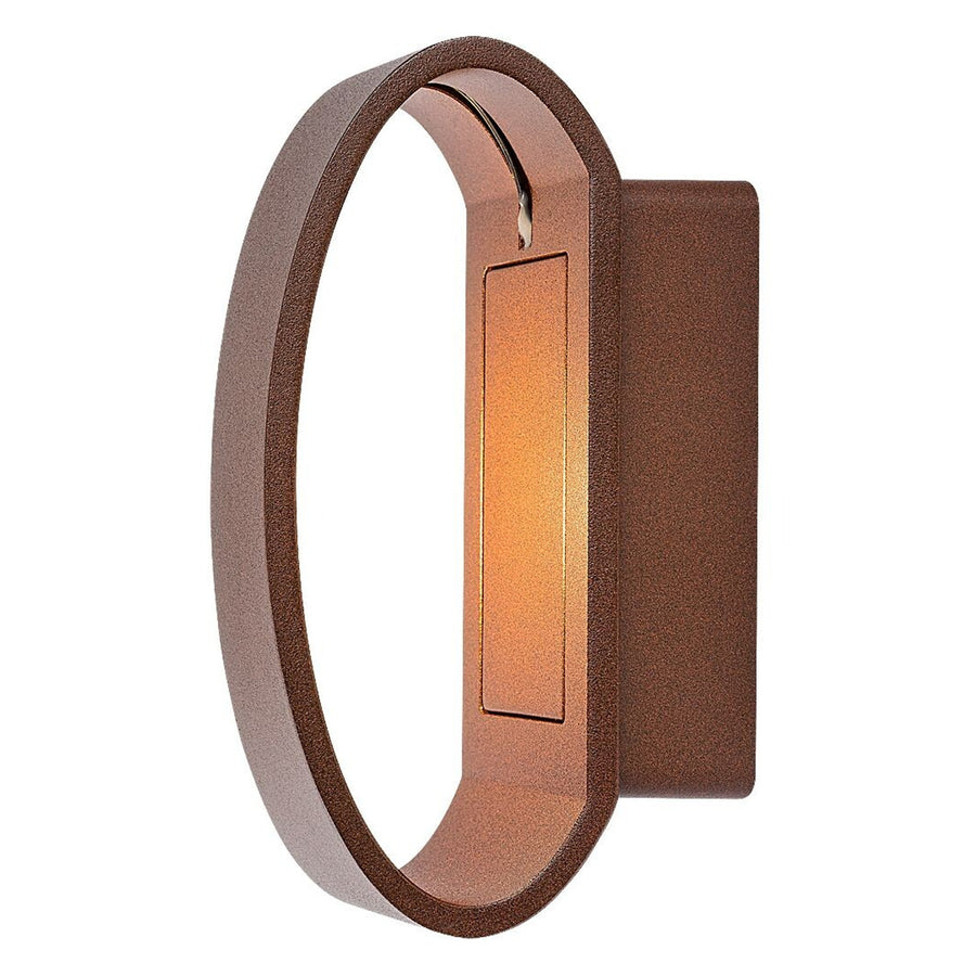 Aplique exterior Rabalux Gerla, color marrón, LED 9 W, IP54, 3000 K, 77180