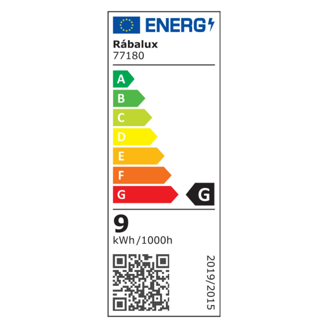 Aplique exterior Rabalux Gerla, color marrón, LED 9 W, IP54, 3000 K, 77180