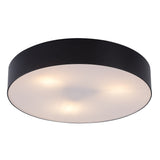 Lámpara Rabalix Dolen, negra, 3x E27, máx. 9 W, IP43, 75066