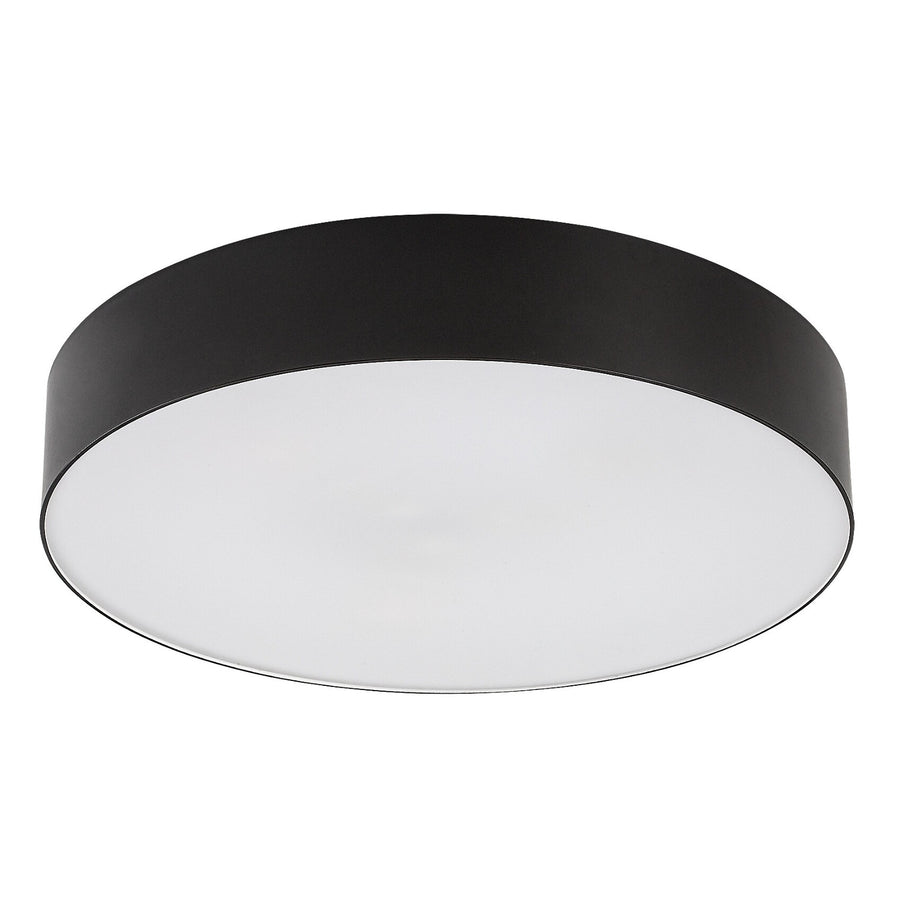 Lámpara Rabalix Dolen, negra, 3x E27, máx. 9 W, IP43, 75066