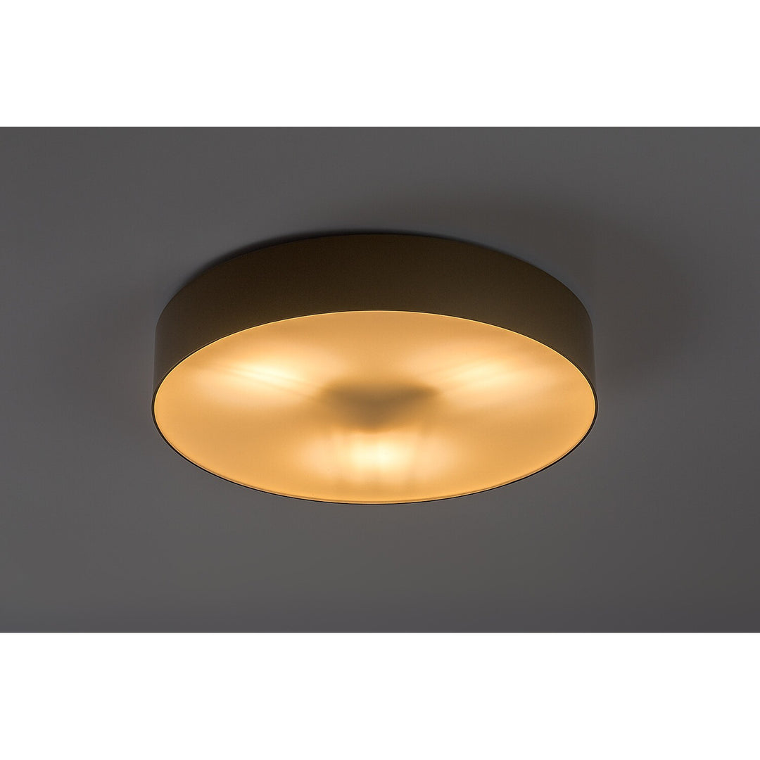 Lámpara Rabalix Dolen, gris-beige, 3x E27, máx. 9 W, IP43, 75068