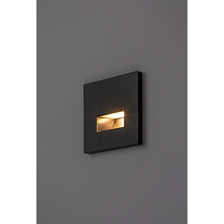 Lámpara Lunca LED de 1 W, IP20, negra, temperatura de color regulable: 3000, 4500 y 6500 K, 77195