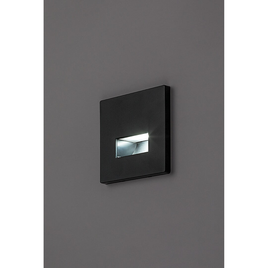 Lámpara Lunca LED de 1 W, IP20, negra, temperatura de color regulable: 3000, 4500 y 6500 K, 77195