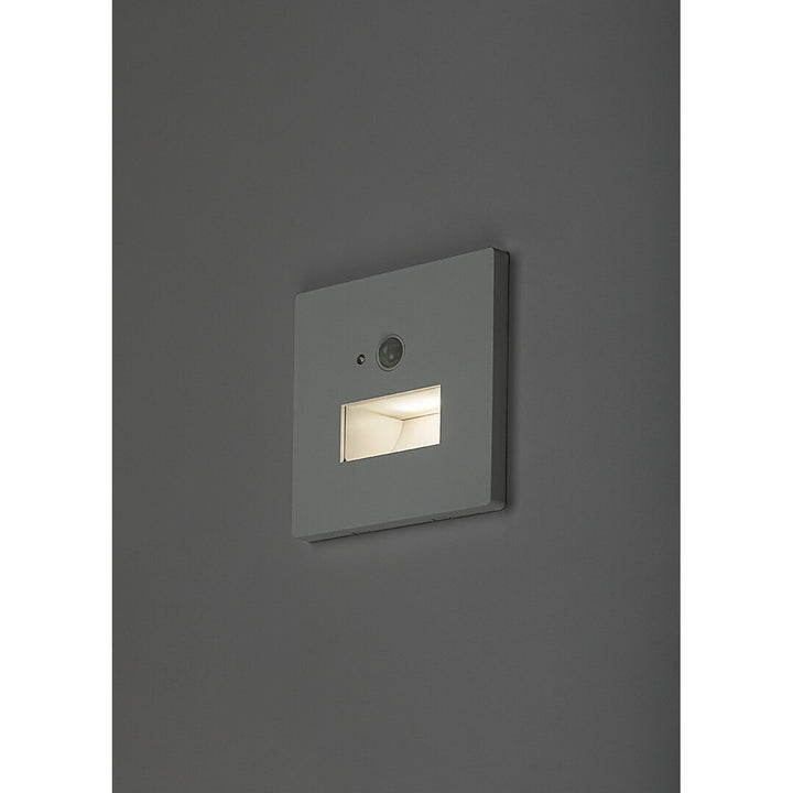 Lámpara Lunca LED 1 W IP20 blanca 3000, 4500, 6500 K con sensor de movimiento y sensor de luz, 77198