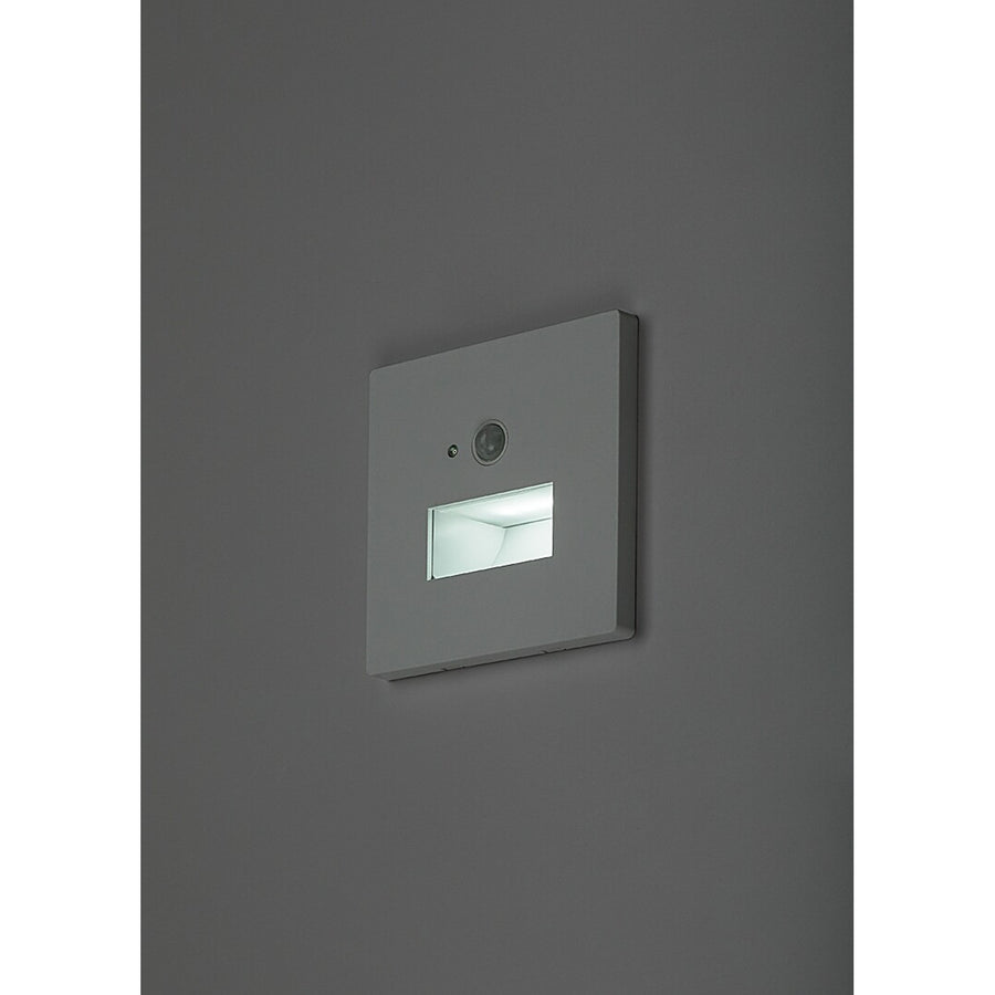 Lámpara Lunca LED 1 W IP20 blanca 3000, 4500, 6500 K con sensor de movimiento y sensor de luz, 77198