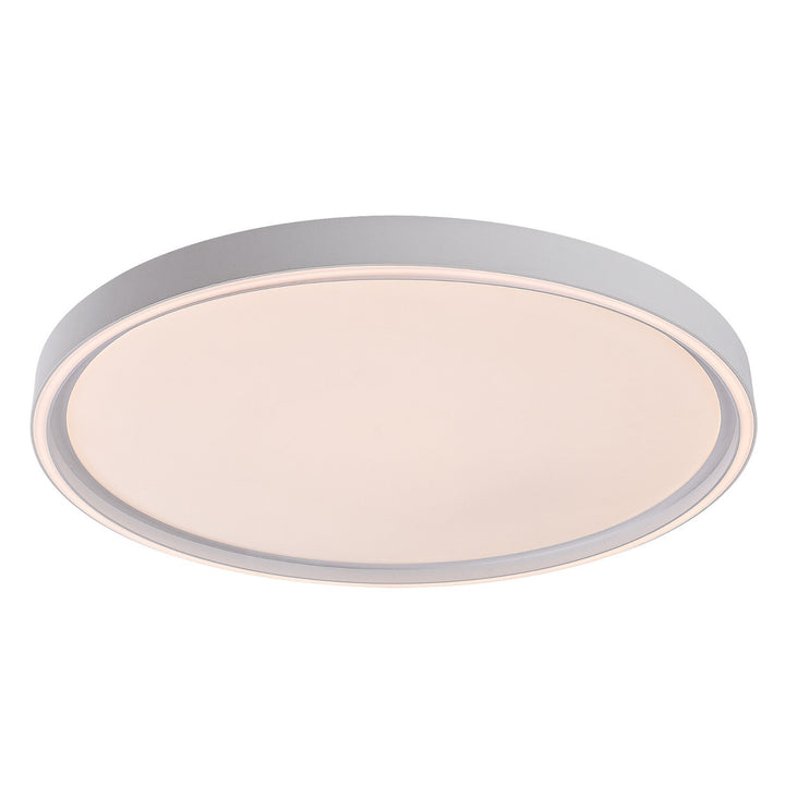 Lámpara de techo Rabalux Zerina, 54 W, IP40, blanca, 3000-6500 K, función de memoria, con mando a distancia, función de temporizador, efecto de luz nocturna, 75087